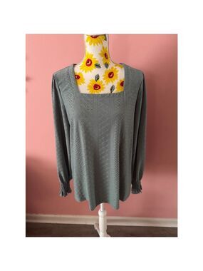 Women's CICI Blouse, XL, Sage